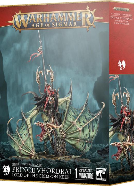 Produktbild Games Workshop Warhammer AoS - Soulblight Gravelords Prince Vhordrai Seigneur du Fort Pourpre (Kunststoff)