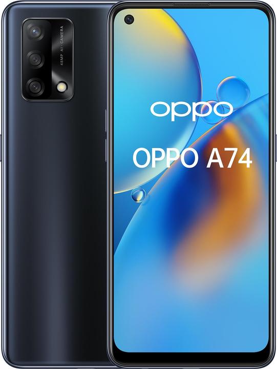 Immagine prodotto OPPO A74 (128 GB, Prisma Nero, 253.15", Doppia SIM, 48 Mpx, 4G)