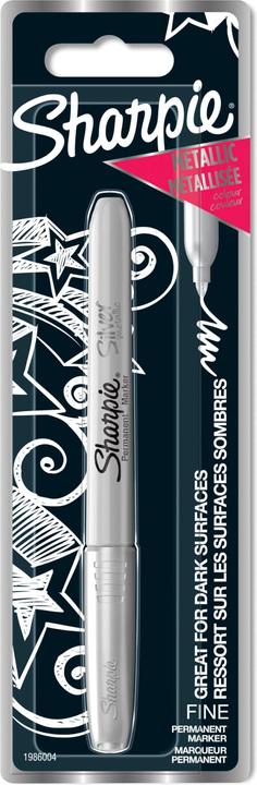 Sharpie Feiner Permanentmarker (Silber, 1.40 mm, 1 x)