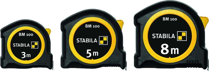 Actual product image Stabila Pocket tape measure BM 100, metric scale (Metric)