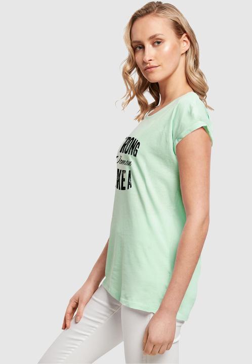 Actual product image Merchcode Ladies WD - Strong Like A Woman Extended Shoulder Tee - 113565 (S)