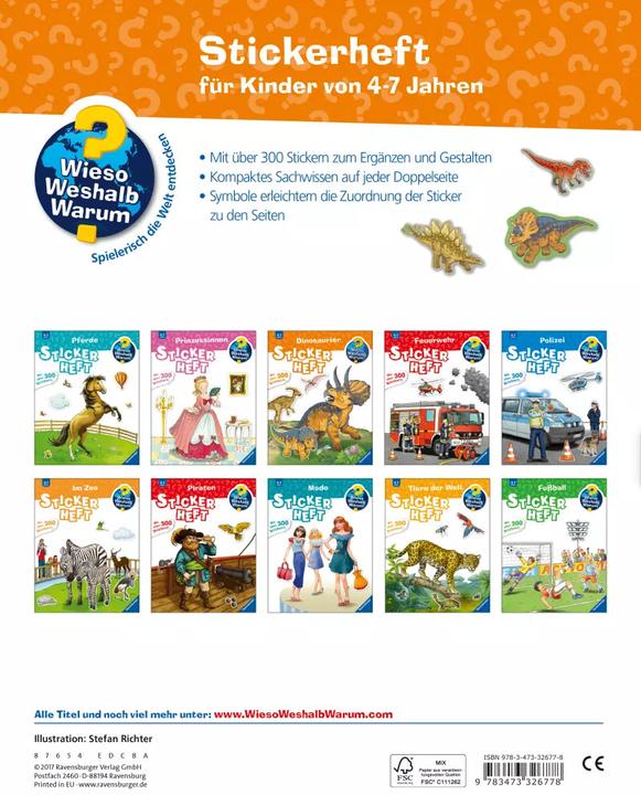 Image du produit Ravensburger Dinosaurier (Allemand, Stefan Richter, 2017)
