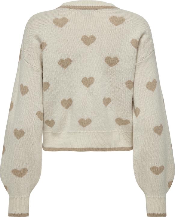 Produktbild JdY Knit Fit Rundhals Gerippte Ärmelbündchen Pullover Strickpullover (L)
