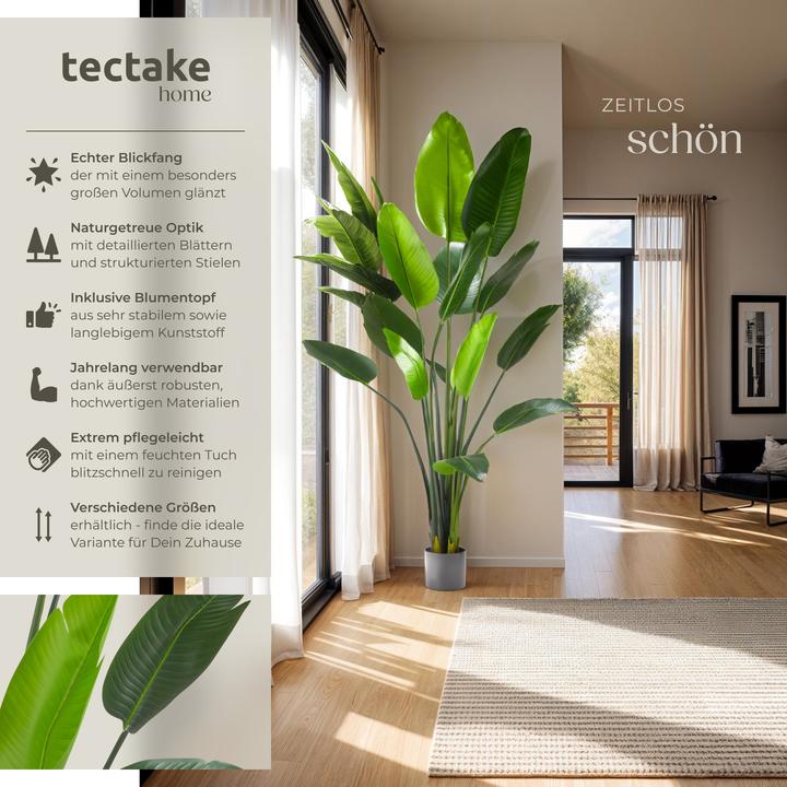Actual product image tectake Künstlicher Paradiesvogelbaum Tropic, naturgetreu (180 cm)