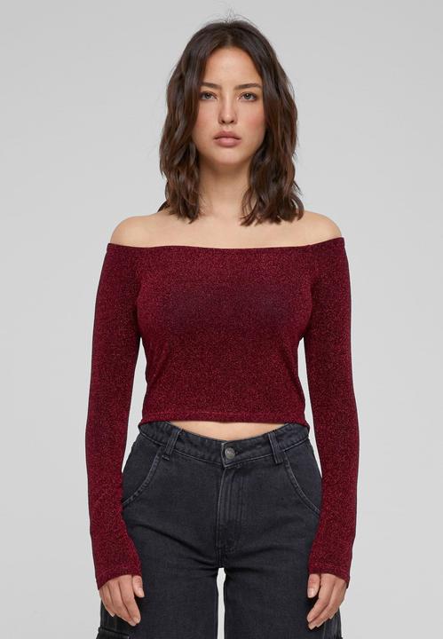 Immagine prodotto Urban Classics Ladies Off Shoulder Glitter Longsleeve (XL)