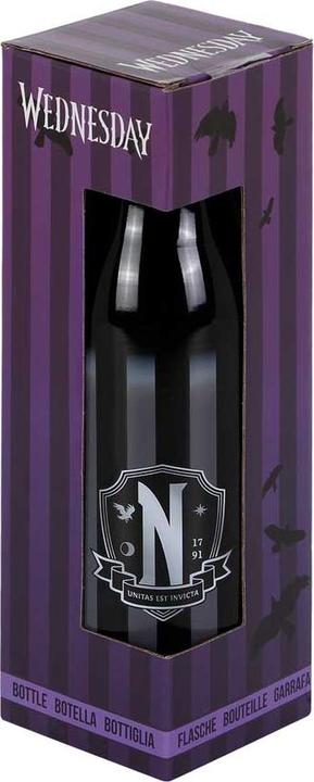 Produktbild Karactermania MERCREDI - Nevermore - Bouteille en métal (0.50 l)