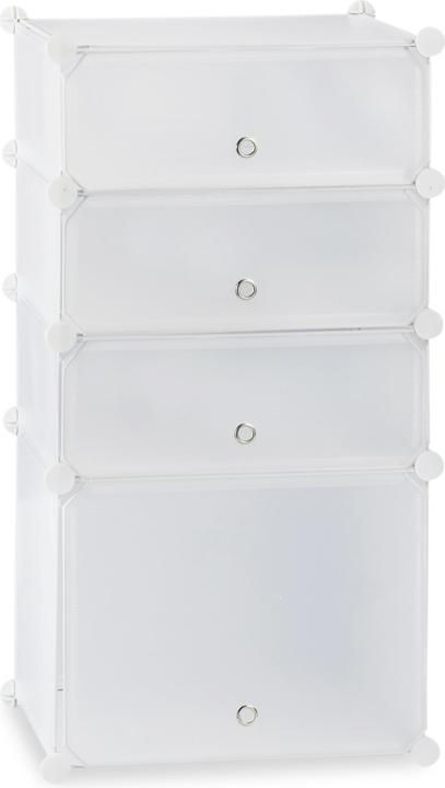 Immagine prodotto Relaxdays Scarpiera con 4 scomparti (49 x 36,5 x 91 cm)