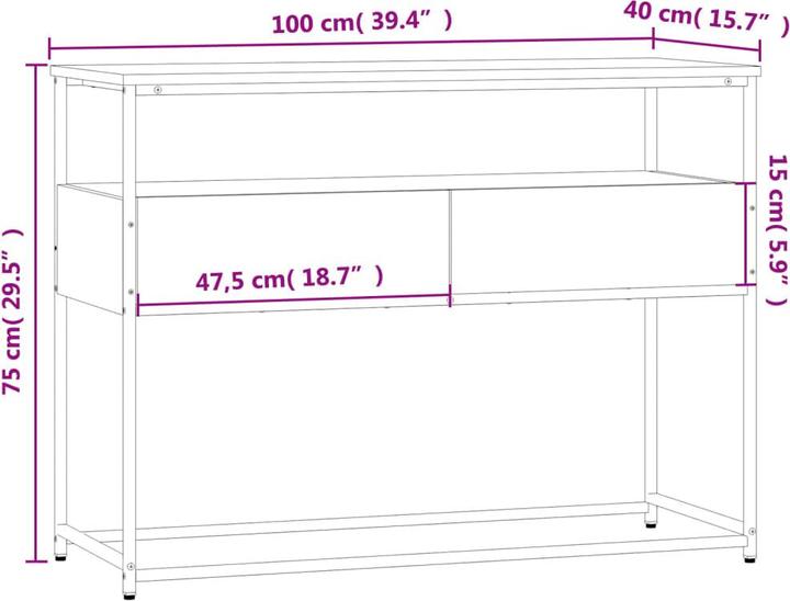 Image du produit VidaXL Gina (100 x 40 x 75 cm)