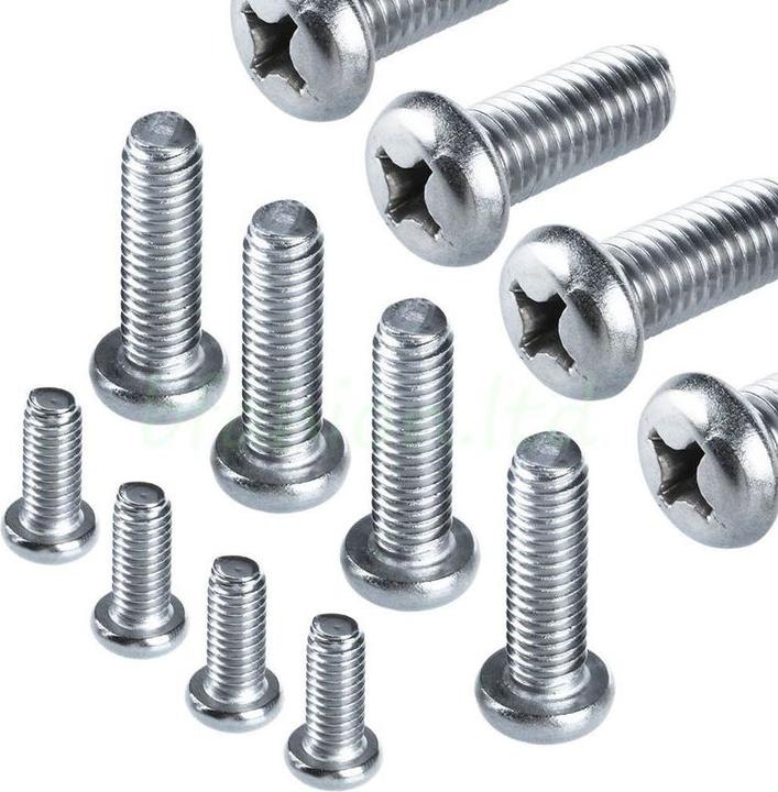 Produktbild Hermex 12×TV-Wandhalterungsschrauben Befestigungsmaterial VESA Schrauben M4 M6 M8 Set (1 Schrauben pro Stück)