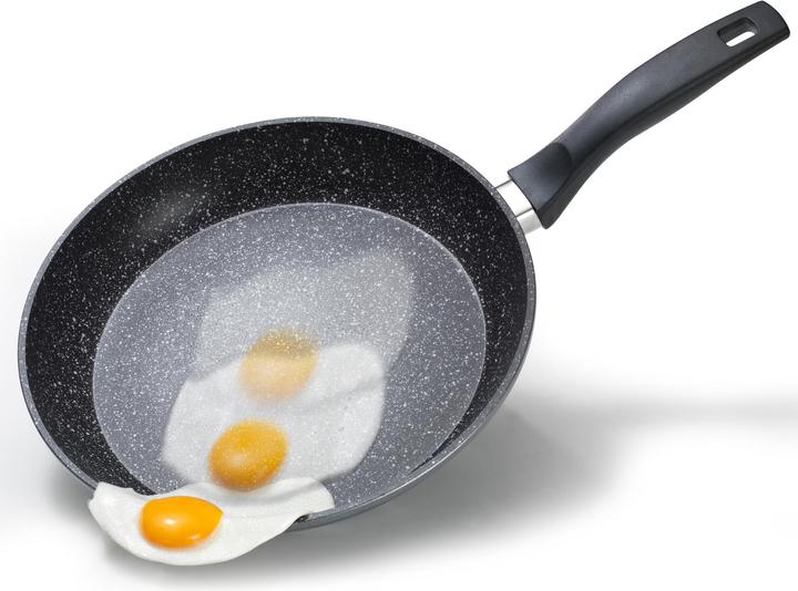 Produktbild Stoneline Pan 6840 Frying, Diameter 20 cm, Suitable for induction hob, Fixed handle, Anthracite (20 cm, Bratpfanne, Aluminium)