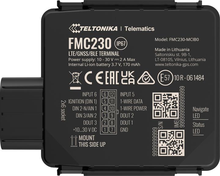 Produktbild Teltonika FMC230 Waterproof LTE CAT 1