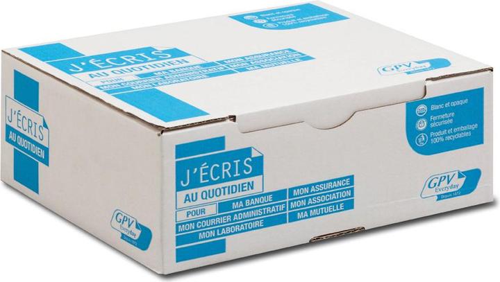 Actual product image GPV Envelopes, C6, 114 x 162 mm, white, without window (114 x 162 mm, 1 x)