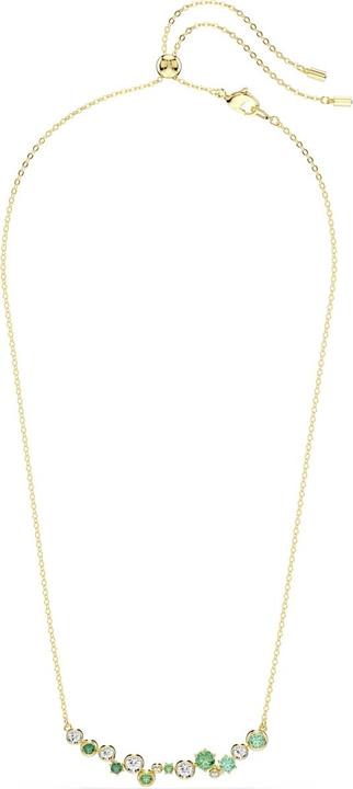 Produktbild Swarovski Constella Halskette Verschiedene Schliffe Grün Goldlegierungsschicht (Swarovski Metall)
