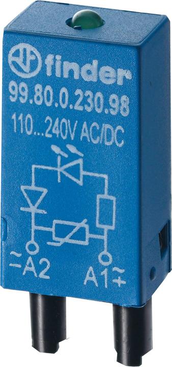 Produktbild Finder Steckmodul mit Varistor, mit Anzeige, LED 99.80.0.230.08 10 St.