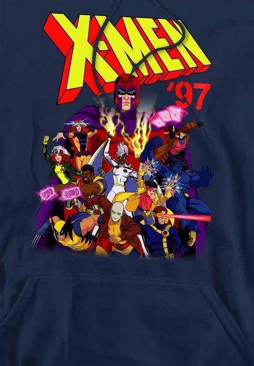 Immagine prodotto X-Men 97 Felpa con Cappuccio Comic Uomo (XL)