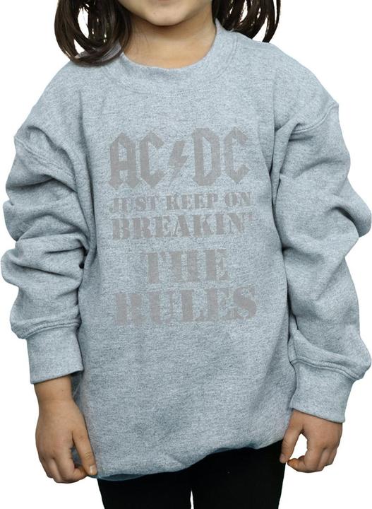 Produktbild AC/DC Just Keep On Breaking The Rules Sweatshirt Mädchen (116)