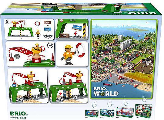 Actual product image Brio World railroad loading terminal