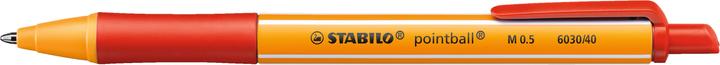 STABILO biro retrattili pointball (Rosso, 1 x)