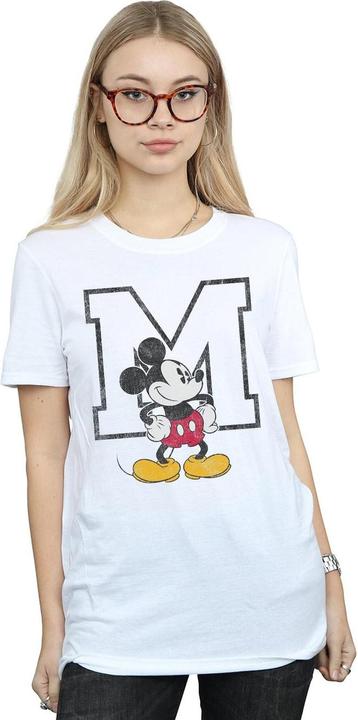 Actual product image Disney Womens/Ladies M Mickey Mouse Cotton Boyfriend T-Shirt (S)