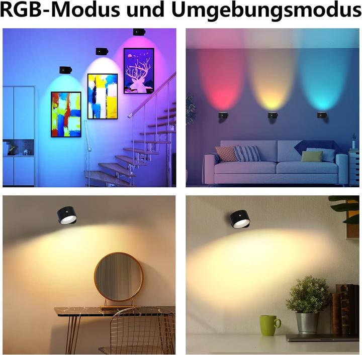 Image du produit Lumina Swiss LED Wandleuchte Innovate RGBW Smart (450 lm)