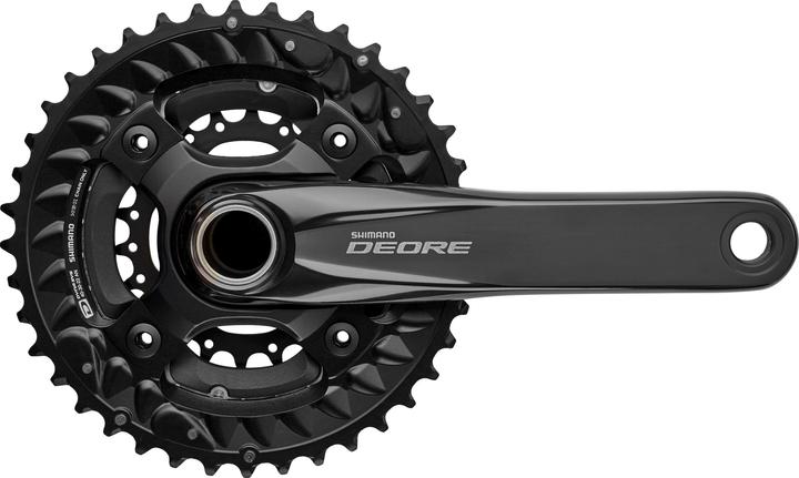 Actual product image Shimano Deore MTB FC-M6000 crankset 3x10s 40-30-22T (175 mm)