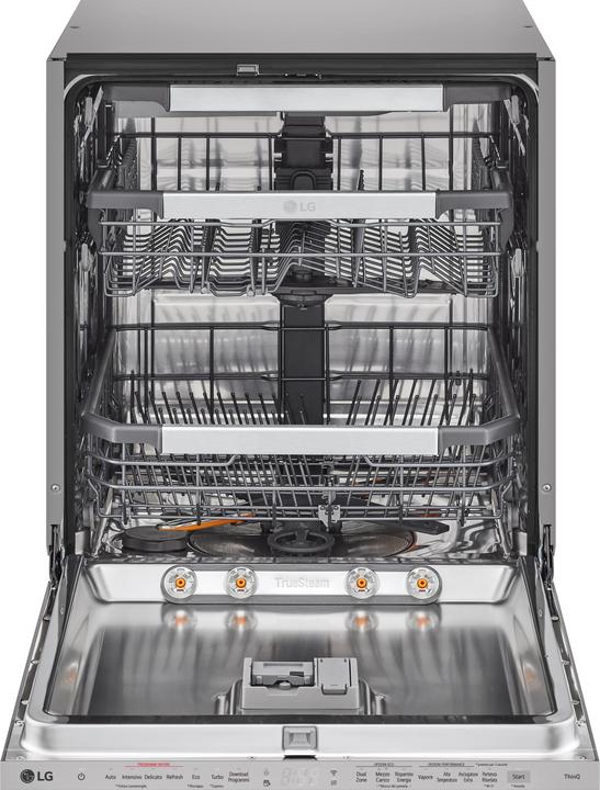 Actual product image LG QuadWash DB475TXS Full Discharge Dishwasher Class A 14 place setting Steam Wi-Fi