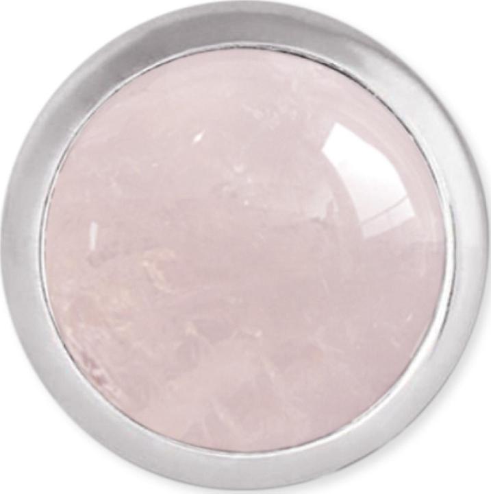 Immagine prodotto Engelsrufer Rituali d'amore orecchini a perno di quarzo rosa (Argento 925/argento 925 placcato in platino, Pietra colorata/925 argento rodiato, Pietra colorata)