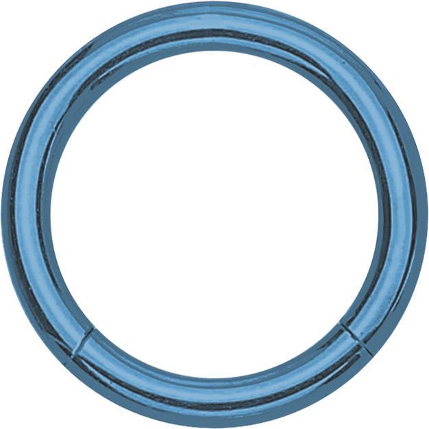 Produktbild Star Piercing Micro Segmentring klappbar hellblau (ohne Messing, Chirurgenstahl 316L)