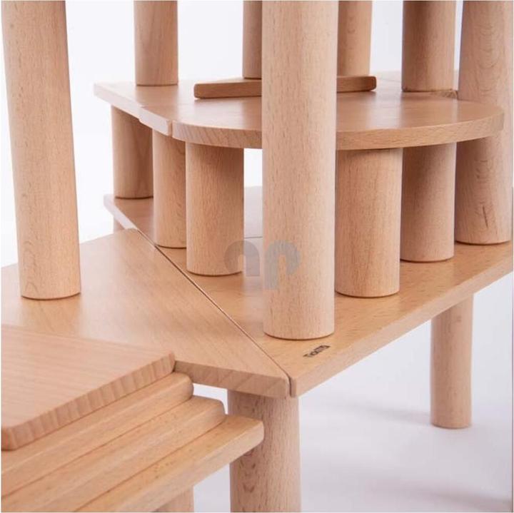 Image du produit TickiT Ensemble de 40 colonnes en bois rondes