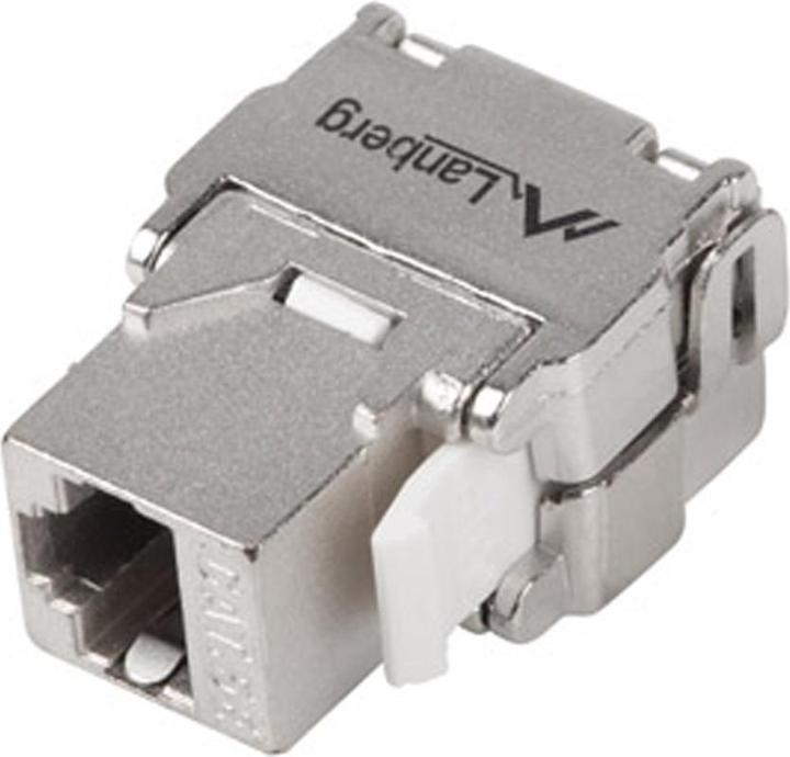 Actual product image Lanberg Keystone Toolless Module RJ45->LSA 180° FTP Cat.5e (Keystone module)