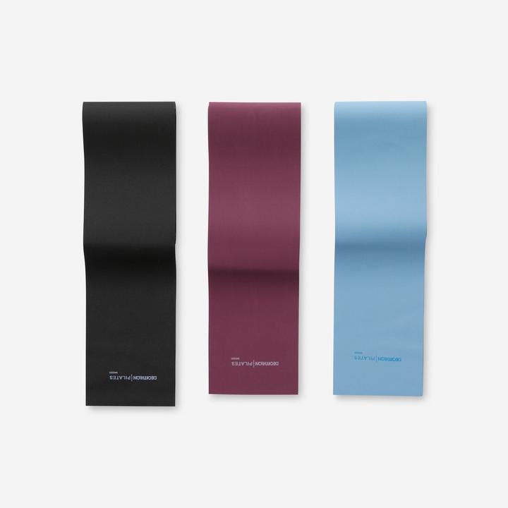 Actual product image Domyos Fitness band Pilates training band set of 3 2 kg 3 kg 4 kg (1.90 m)