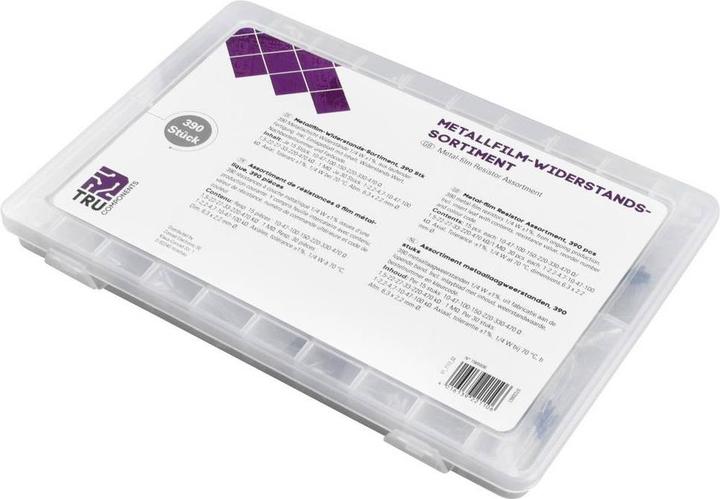 Actual product image Tru Components Praktiker assortment layer resistors