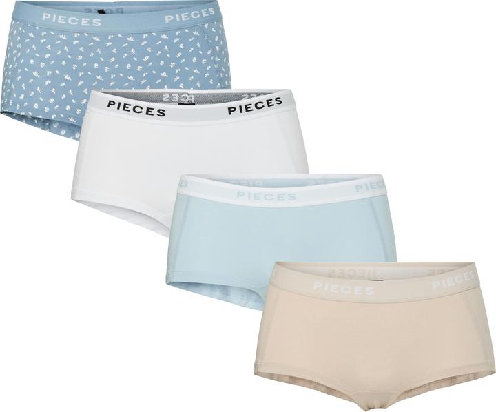 Pieces PCLOGO 4er-Pack Boxershorts