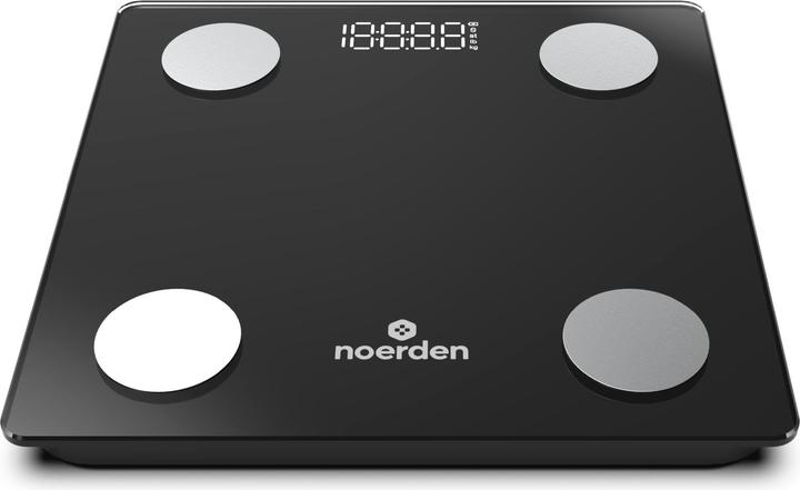 Actual product image Noerden VITA Smarte Personenwaage mit Bluetooth schwarz