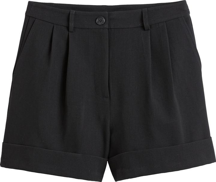 La Redoute Collections High-Waist-Shorts mit Bundfalten (36)