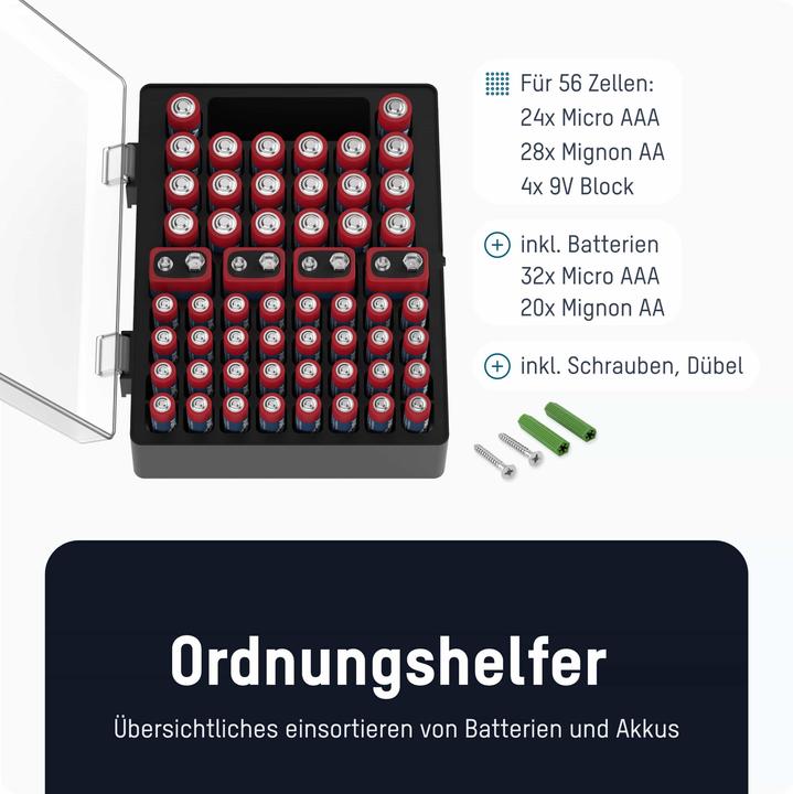Produktbild Ansmann Alkaline Batterie Micro AAA / LR03 & Mignon AA / LR6 52er Karton (52 Stk., AA, AAA)