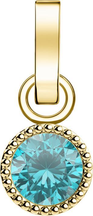 Rosefield Birthstone Pendants Anhänger (14K Goldplatertes Edelstahl 316L)