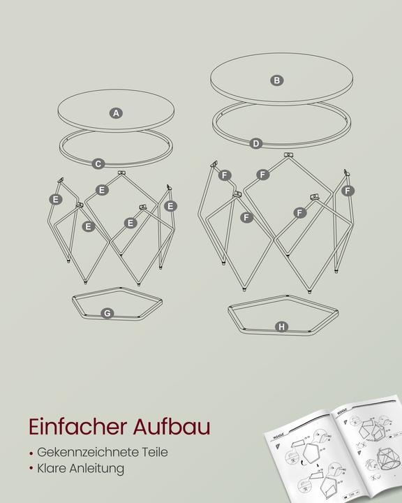 Image du produit Vasagle Cluster (48.5 x 48.5 x 39.5 cm)