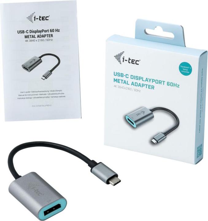 Actual product image i-tec USB-C to (DP, 3 cm)