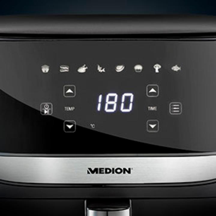 Produktbild Medion Heissluft-Fritteuse MD 10532, 1 kg, Schwarz