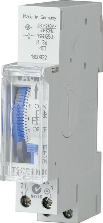 Actual product image Eaton Analogue timer, quartz, day, 1 167388