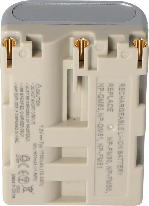 Immagine prodotto AccuCell Akku Sony NP-QM50, Sony NP-QM51 (Batteria della fotocamera)