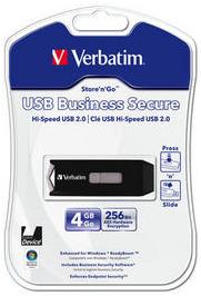 Immagine prodotto Verbatim Unità USB Business Secure (4 GB)