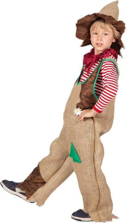 Actual product image Metamorph Jutesack Vogelscheuche Kostüm für Kinder (128)