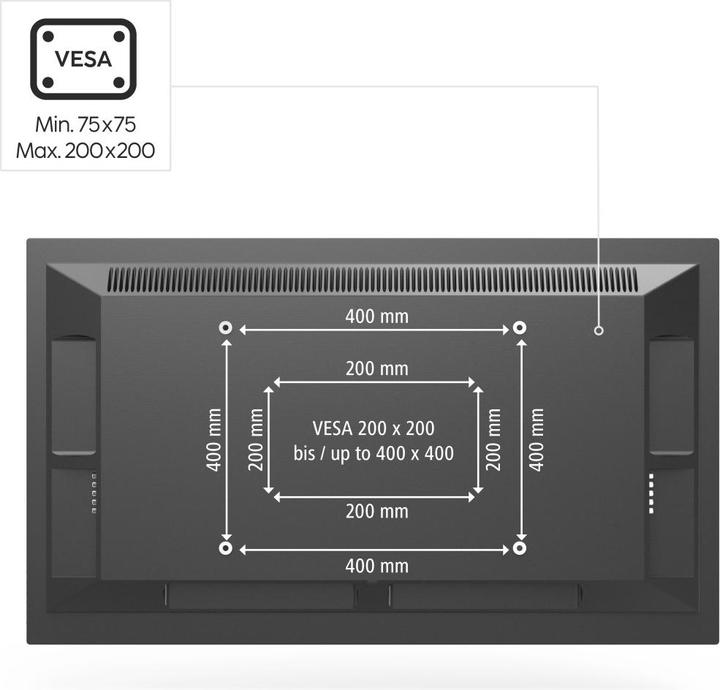 Immagine prodotto Hama Supporto a soffitto per TV (Soffitto, 46", 20 kg)