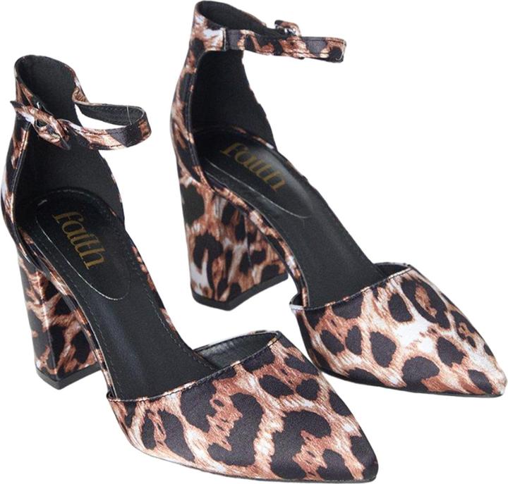 Immagine prodotto FAITH Crystabel Decolleté Leopardo Tacco a Blocco Alto Donna (38)