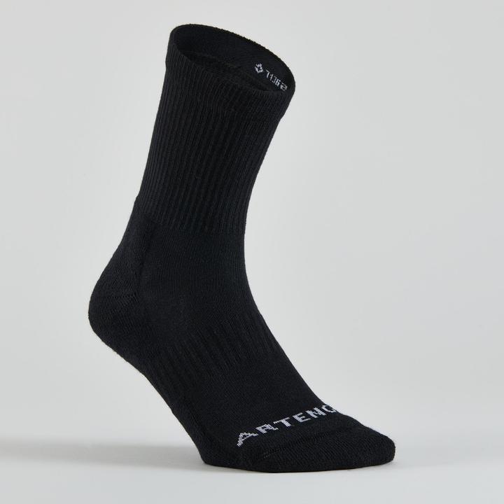 Produktbild Artengo Tennissocken High 4er-Pack - RS 300 grau/schwarz (35)