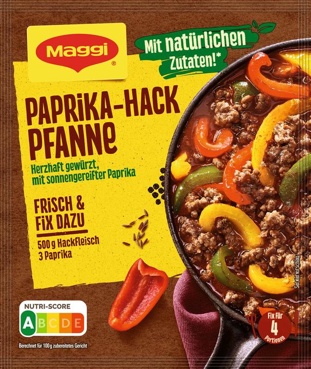 Produktbild Maggi Fix Paprika Hack Pfanne (42 g)