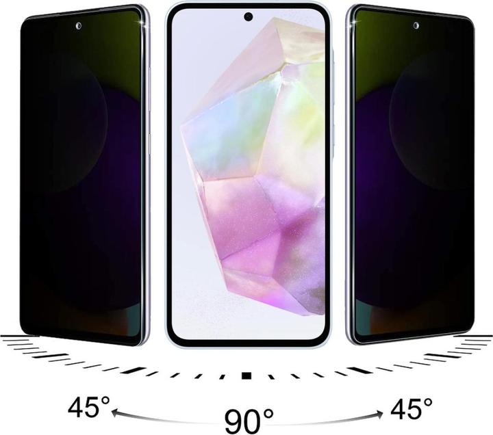 Productafbeelding Screenguard Privacy Scherm Samsung Galaxy A35 5G Screen Protector gepantserd glas (Samsung Galaxy A35)