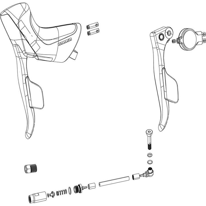 Immagine prodotto Sram Connettore idraulico Attacco del tubo del freno per Rival eTap AXS HRD